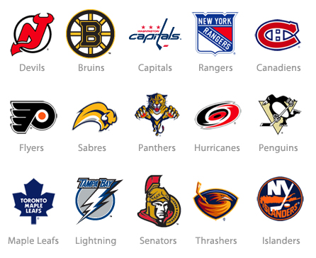 NHL Eastern Conference Logos